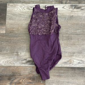 Natalie Couture girls leotard NWOT size M